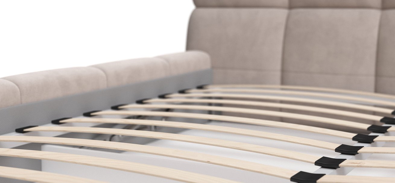 Кровать Босс Дрим 180*200 Про велюр Monolit латте