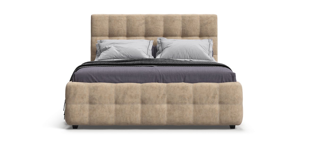 Кровать Босс 160*200 Про Велюр Royal шампань NEW