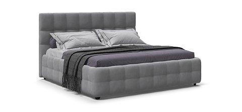 Кровать Босс 180*200 Про велюр Monolit сталь