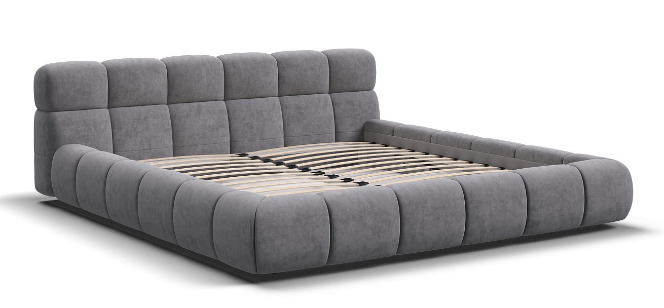 Кровать Босс Дрим 180*200 Про Велюр Роял агат