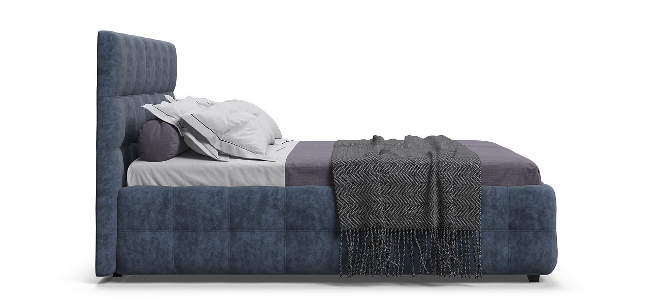 Кровать Босс 160*200 Про Велюр Royal топаз NEW