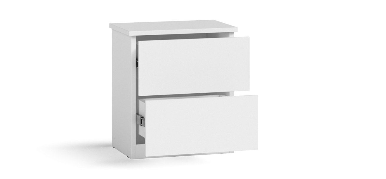Тумба СИМПЛ NEW Белый снег