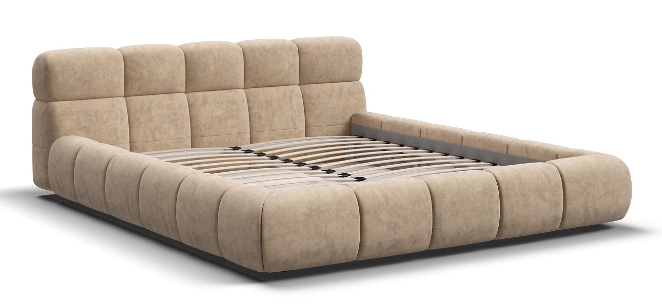 Кровать Босс Дрим 160*200 Про Велюр Royal шампань NEW