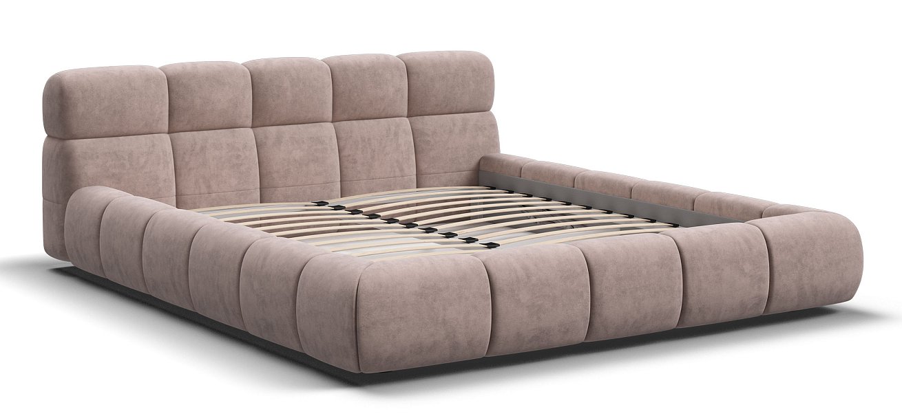 Кровать Босс Дрим 160*200 Про Велюр Royal пион NEW