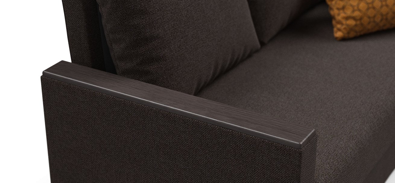 Диван Атланта-2 Лайт рогожка Malmo шоколад