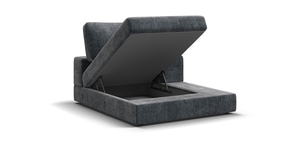 BOSS MODOOL SE оттоманка правая шенилл Gloss карбон