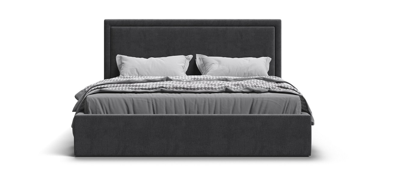 Кровать Фрея 160*200 без ПМ MONOLIT Серая