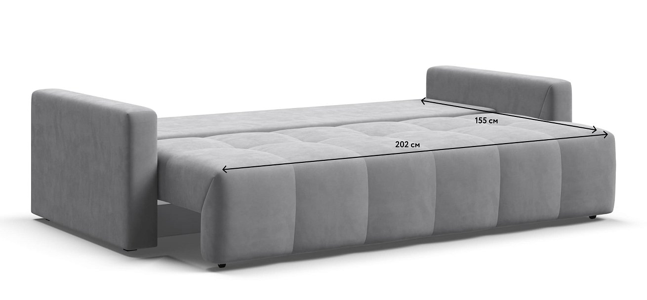 Диван BOSS TREND Велюр Monolit сталь