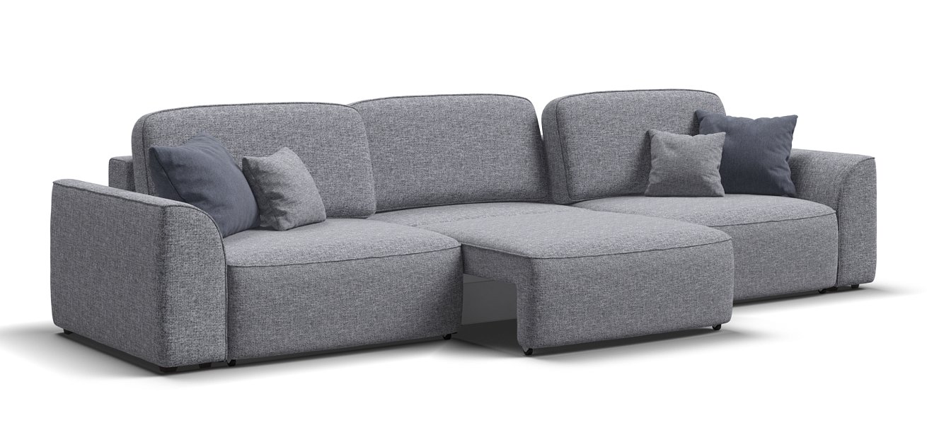 Диван KING MAX SE Рогожка Vento серый