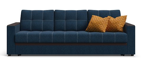 Диван Атланта НПБ 120 рогожка Malmo синий