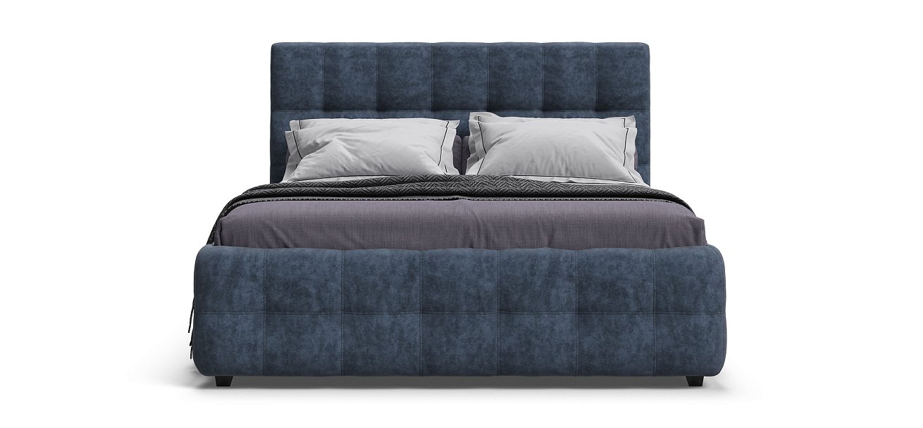 Кровать Босс 160*200 Про Велюр Royal топаз NEW