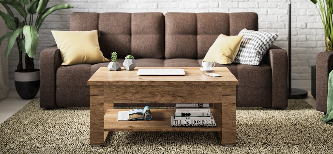 Журнальный стол LUX NEW Крафт табачный