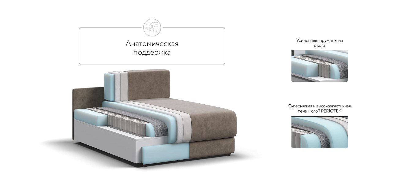 Оттоманка РИЧМОНД MODOOL Велюр Роял тауп