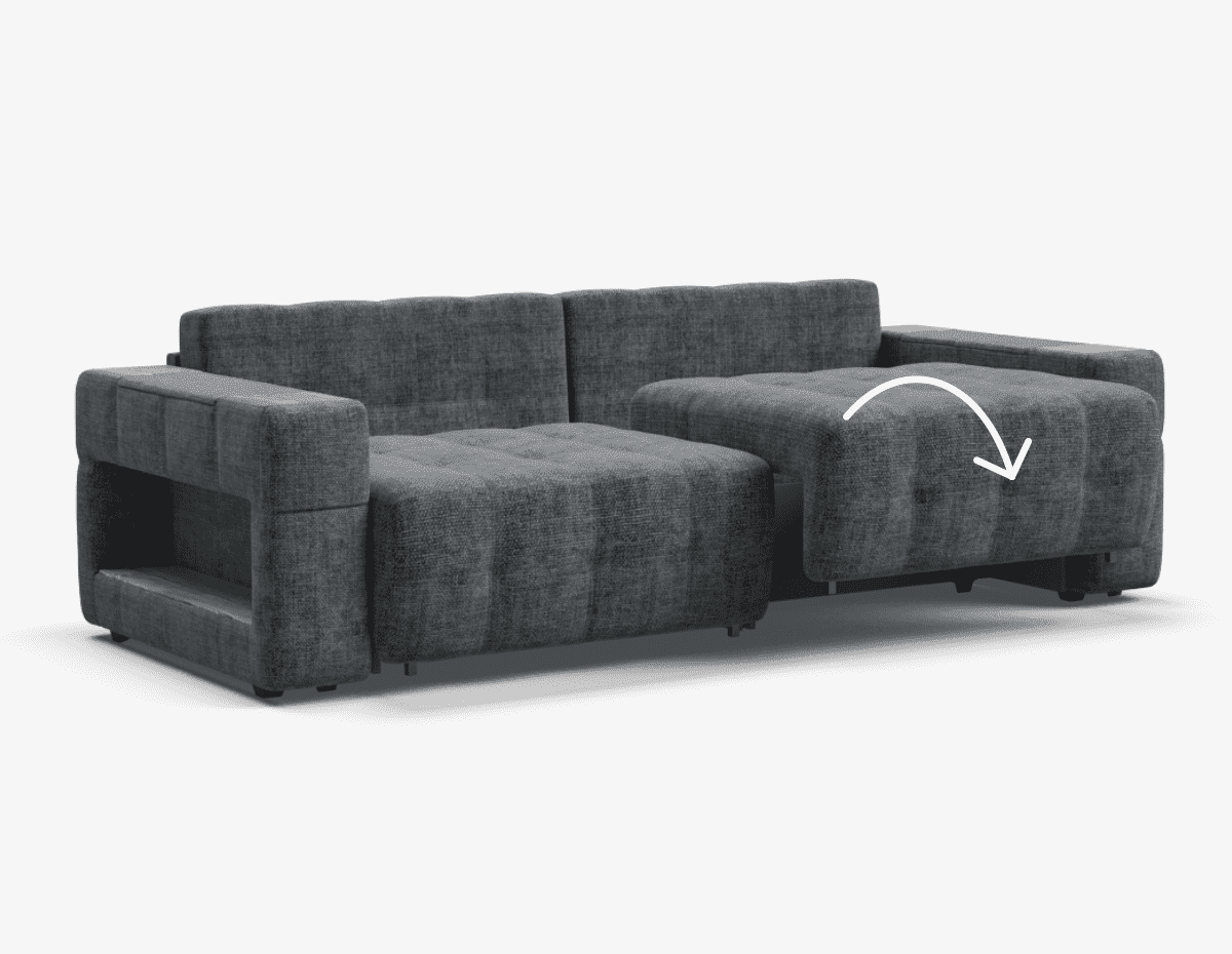 Металлический каркас-механизм B-TANK  прослужит более 50 лет.