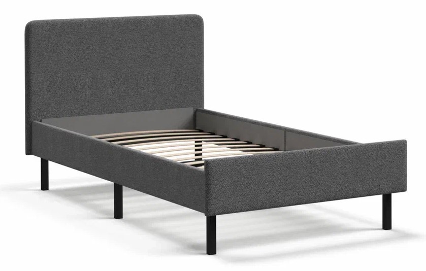 СТАЛЬНОЙ КАРКАС: Каркас кровати изготовлен из металлического профиля, что позволяет многократно собирать и разбирать кровать, а так же придет ей долговечность