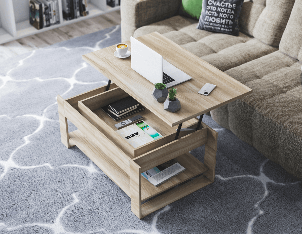 2 в 1: быстрая раскладка. Журнальный столик и рабочее место.