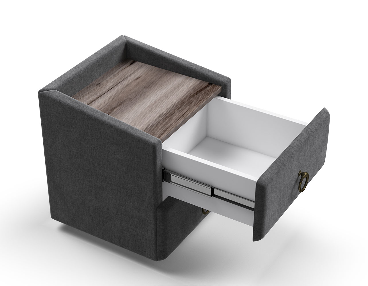 Вместительность: Два функциональных ящика на шариковых направляющих