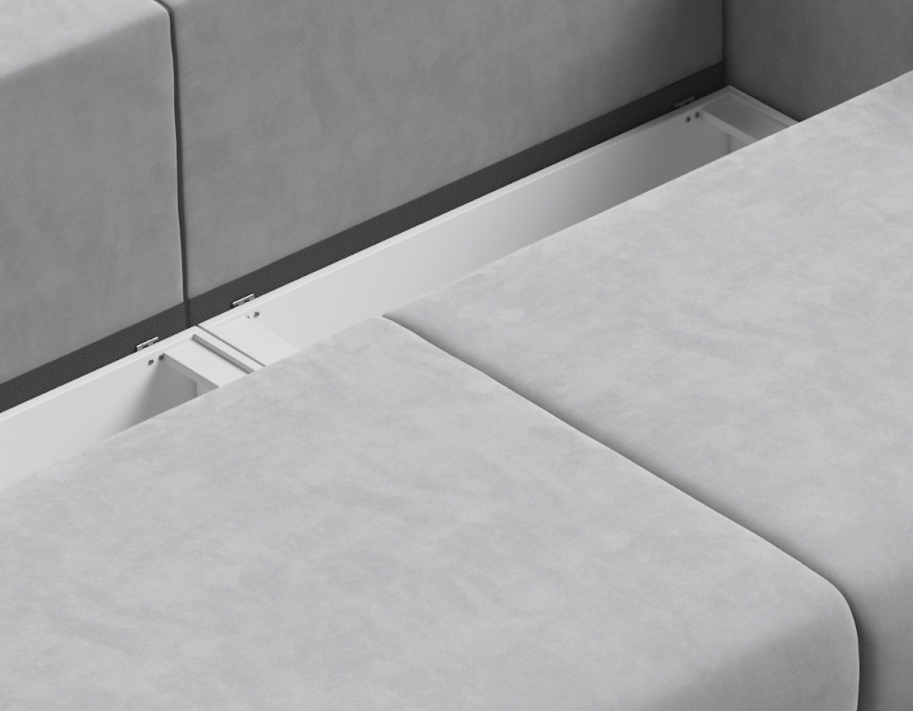 Бельевые короба на 108 л под посадочной частью обеспечат дополнительное место для хранения