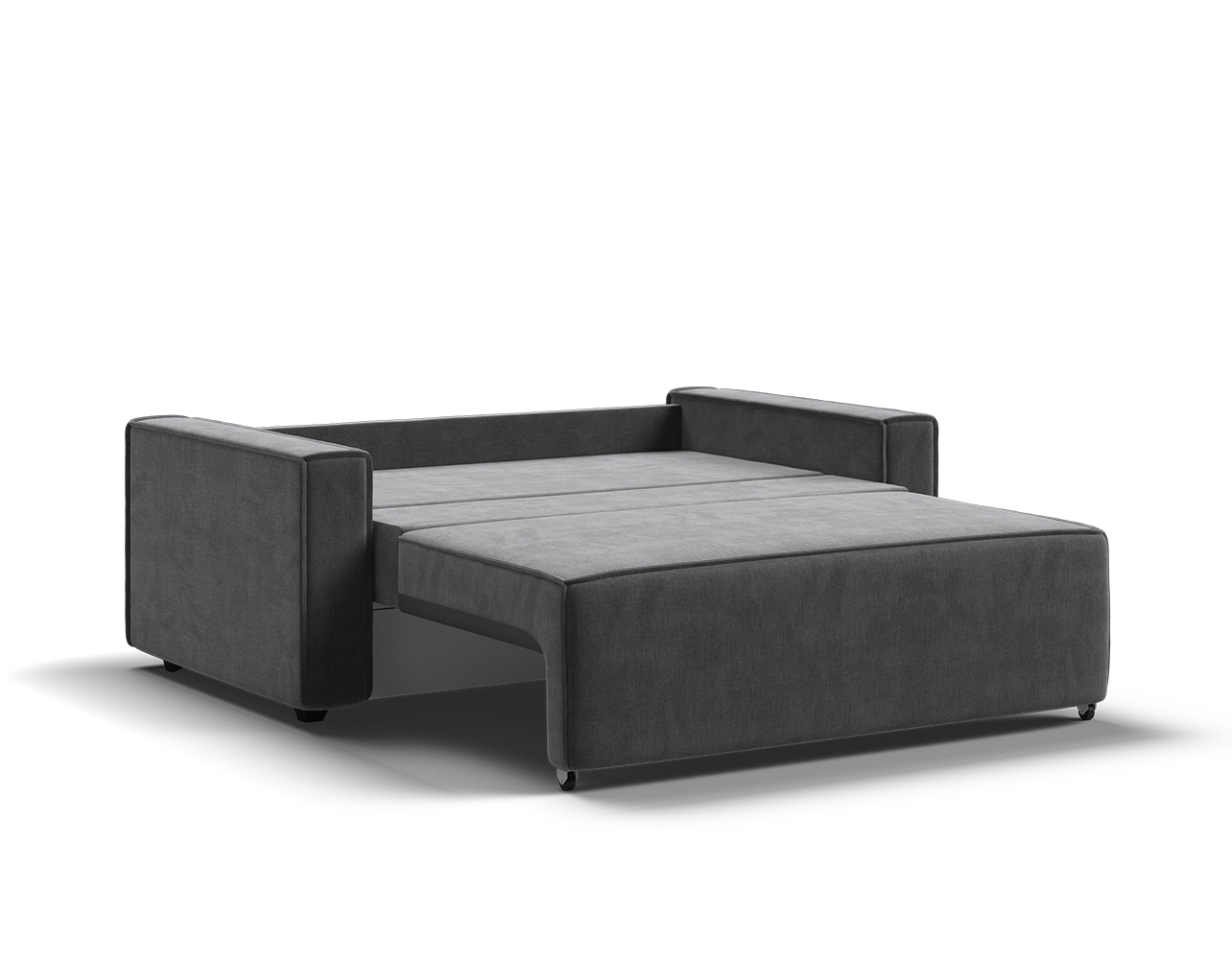  Спальное место полностью выполнено в основной ткани 