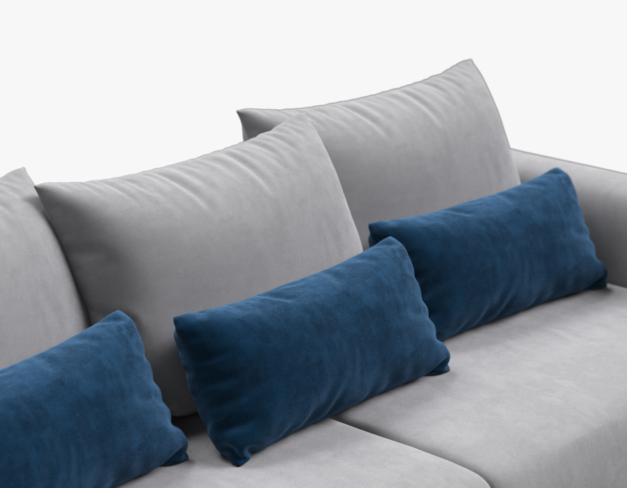 Мягкие набивные подушки разного размера из холлофайбера и дробленой пены, поддерживают спину, приспосабливаясь под изгибы тела