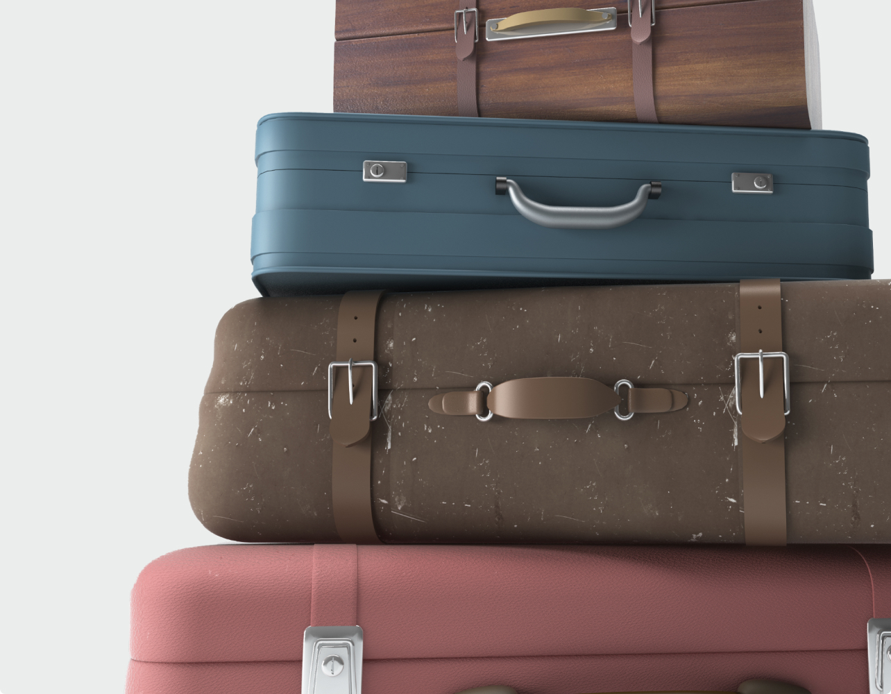 Шкаф легко принимает содержимое 18 крупных чемоданов: полный сезонный гардероб всегда под рукой, а в комнате по‑прежнему остаётся воздух и свет.