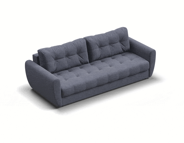 Простой и надежный механизм еврокнижка при трансформации не нужно отодвигать от стены.